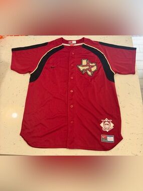 RARE Men’s XL Nike Houston Astros Jersey Brick Red Vintage Baseball Y2K 2000s
